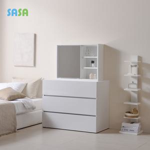 사사가구 노리 3단 1000 서랍장 겸 화장대