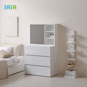 사사가구 노리 3단 800 서랍장 겸 화장대