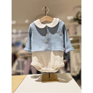 블루독베이비 10 26SS봄신상 (BL)가디건 SET 바디슈트A (4617067602)
