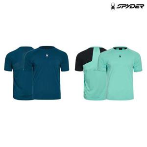 [스파이더] 남성 트레이닝 프로웹 메쉬 반팔 티셔츠 SPHMCNRS202M
