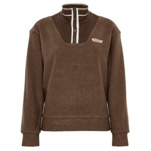 [와이드앵글]여성 CO 로고 아트웍 니트에리 스웨트셔츠 WWW25272E6