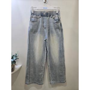 [에꼴리에]절개 와이드 빈티지 연청진 26A02540