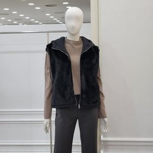 [미니멈]에코퍼 후드 베스트(MZDKFV0610 BK)_IC