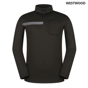 [웨스트우드] 남성 포켓라인 집업 티셔츠 WM4MTTS317