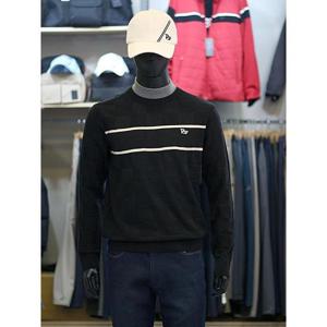 팜스프링스 세이브존03 팜스프링스 남성 골프 겨울 사각 패턴 반목 니트 AGSKTM243304A