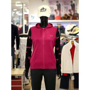 루이까스텔 세이브존03 여성 골프 가을 겨울 파리스 자수 포인트 후드 집업 조끼 AF7LDVT902A