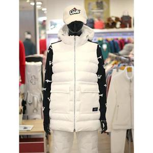 루이까스텔 세이브존03 여성 골프 가을 겨울 패딩 후드 롱 베스트 AF7LDJP909A