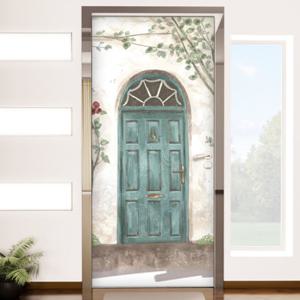 [꾸밈]io225-행복으로 떠나는 문/현관문리폼/매장꾸미기/아이방꾸미기/화장실/꾸밈/방문꾸미기/현관문시트지/패널/실사