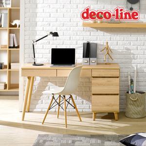 [데코라인] 산타나 편수책상세트 서랍형