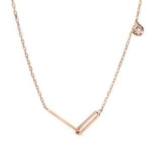 [도로시]14k 롱사각 브릿지 목걸이_Atype