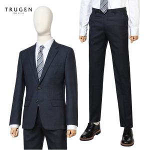 [트루젠S+] 모100 체크 투버튼 정장수트 SS5S2MTJ110412_SS5S2MT