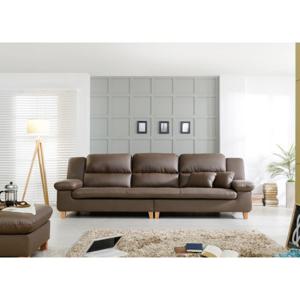 아로미가구 러브 천연면피 소가죽 4인용소파