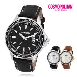 [코스모폴리탄] 남성 가죽시계 CPL1422M