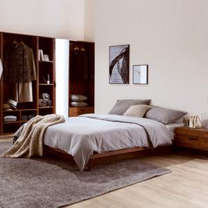 헤이미쉬홈 아뜰리에 멀바우 퀸사이즈 침대 B