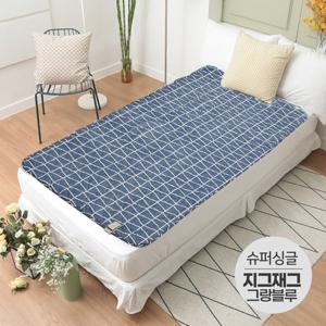 해든마루 전기요 지그재그 그랑블루 슈퍼싱글 워셔블