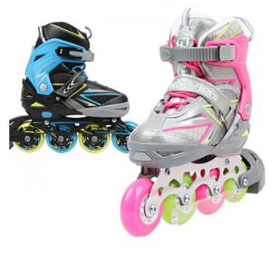 휠러스 스마트3 사이즈 조절 아동인라인 핑크 블루