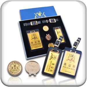 [주문제작상품] 순금 맞춤 네임택 볼마커 풀세트