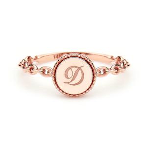 [도로시] 18k 마이원 스토어 이니셜 반지