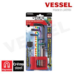 베셀 레인볼 L형 육각 렌치 자화기 세트 8909BP