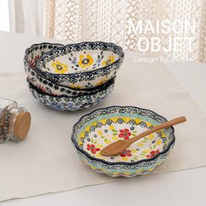 [프라카] 폴란드풍 도자기 찬기 중 2P