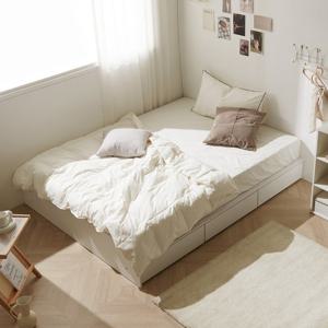 플랫 무헤드 수납침대 프레임 Q