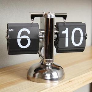 아트박스/추카추카넷 [정품] New 클래식 플립 탁상시계(블랙)