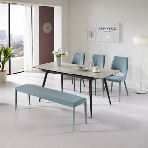 로드퍼니처/테라 확장형 4인용/6인용 세라믹 식탁/의자별도