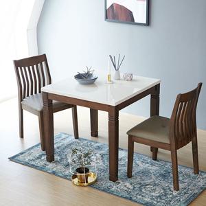 헤이몰리 타우루스 대리석 2인 식탁세트 (의자)