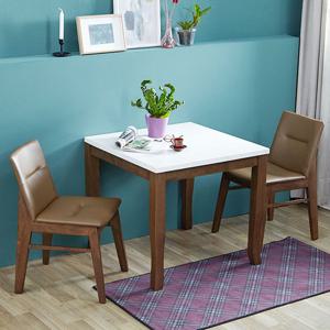 헤이몰리 캔설 대리석 2인 식탁세트 (의자)