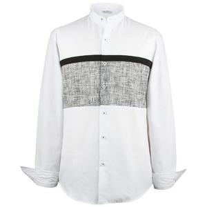 [95-130 빅사이즈] 차이나카라 슬림핏 캐주얼셔츠 - 337