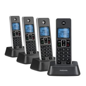 모토로라무선전화기 IT.5.1XA 1대+증설3대 블랙/한글/무음기능