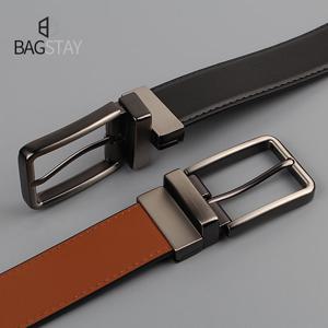 백스테이 Only B.S 남자 소가죽 버클 회전형 양면 벨트 B082BT