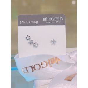 미니골드 14K  플라워데이 귀걸이 EMSM4754