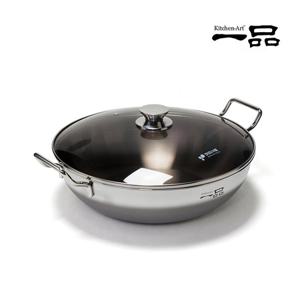 키친아트 일품 스텐 통3중 궁중 전골냄비 24cm
