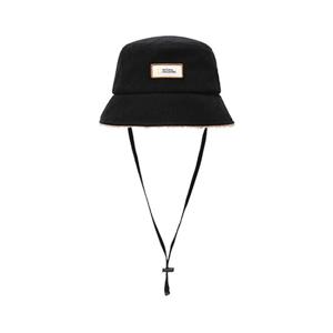 [내셔널지오그래픽 키즈] N214KHA050 키즈 코듀로이부클버킷햇 BLACK