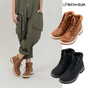 [리치앤썬] 여성 데일리 경량 앵클부츠 4cm 워커 5501 (빠른배송)