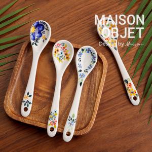 [프라카] 폴란드풍 도자기 티스푼 4P 세트