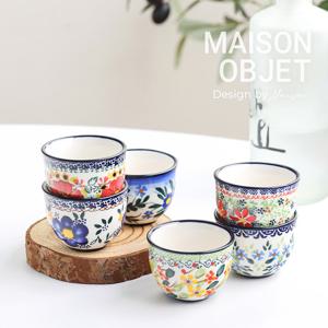 [프라카] 폴란드풍 도자기 소주잔 6P 세트