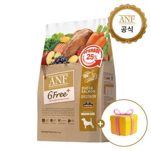 ANF 식스프리플러스 독 오리고기&연어 5.6kg+샘플사료 2개
