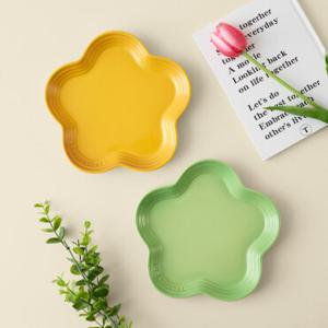 [르크루제] 플라워접시 19cm 2P세트