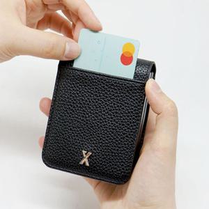 갤럭시Z플립7 Z플립7FE Z플립6 제트플립7 제트플립7FE 제트플립6 지플립7 링 힌지 보호 카드 2장 수납 가죽 휴대폰 핸드폰 폰 케이스