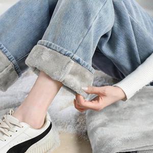 [빠른배송] KARRA (77까지)다트일자핏기모데님팬츠