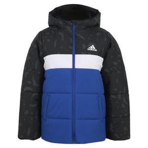 아디다스 키즈 주니어 컬러블록 패디드 패딩 점퍼 IL6097