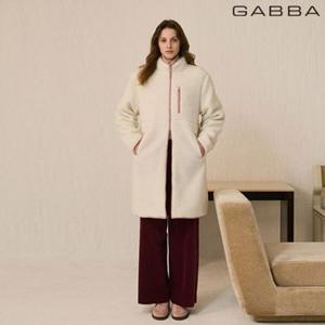 [가바] 25FW 여성 롱 리버시블 플리스 패딩 점퍼