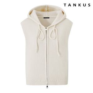[탱커스]데일리 후드 투웨이 집업 니트 베스트 (TX4VT012L0)