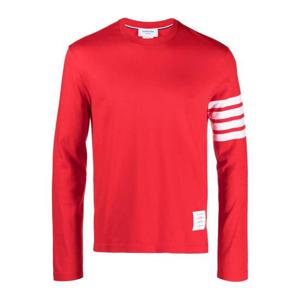 톰브라운 4 바 스트라이프 2003 프린트 티셔츠 MJS169B07862