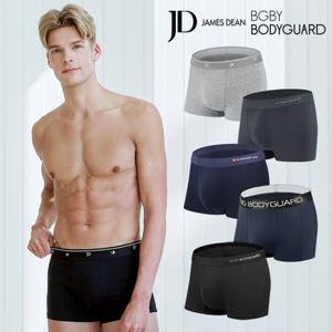 [4SET][제임스딘x보디가드] 남성 팬티 편한 드로즈 4매 세트 골라잡기