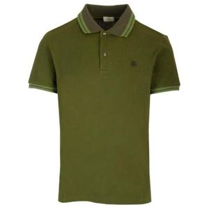 Etro Pegaso 자수 반소매 폴로셔츠 MRMD0007AC174 V9524 TP946385720