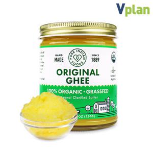 브이플랜 유기농 목초 기버터 220g 무염 GHEE 버터 베이킹재료
