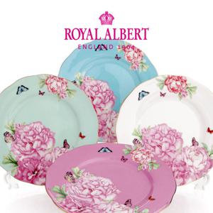 [로얄알버트]미란다커 엑센트 20cm 접시 4P 세트